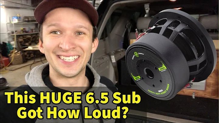How Loud Can a HUGE 6.5" Subwoofer Get? | SoundQubed HDS2 Sub