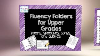 Reading Fluency Folders