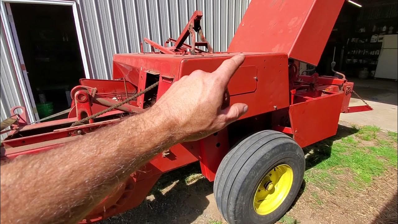 Timing a Massey Ferguson 124 128 Baler - YouTube
