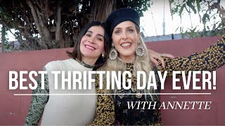 COME THRIFT WITH US/ THE BEST DAY OF THRIFTING EVER! featuring ANNETTE