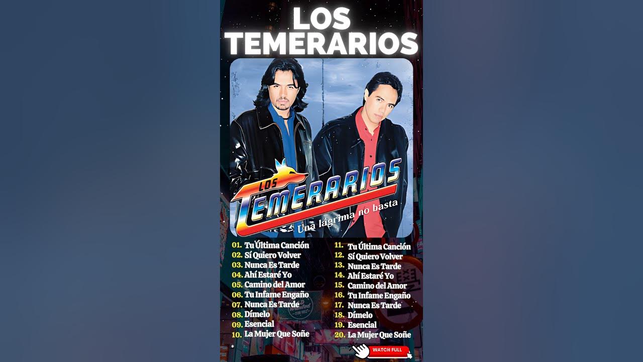 LOS TEMERARIOS VIEJITAS ROMANTICAS 2024 ~ Enamorado de Ti #shorts #lostemerarios