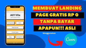CARA MEMBUAT LANDING PAGE GRATIS TANPA HOSTING DAN DOMAIN!!! BISA DIEDIT SEMAUNYA???