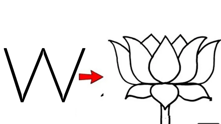 How To Make A Lotus Drawing Easy | How To Draw A Lotus Flower Very Easy Step by step - DayDayNews