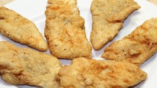 طريقة عمل السمك الفيليه المقلي - Fried Fish