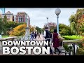 Exploring Downtown Boston in October 2021 (Faneuil Hall, Quincy Market, Beacon Hill, Boston Common)