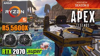 Apex Legends - RTX 2070 Super + R5 5600X - 1080p, 1440p & 4K - High & Low Settings Season 8 - YouTube