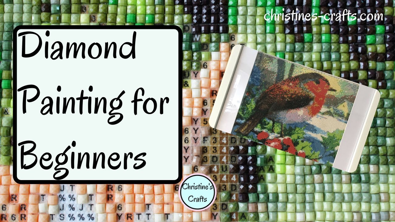 DIAMOND PAINTING FOR BEGINNERS, A GUIDE - See what all the hype is about  and get started today 