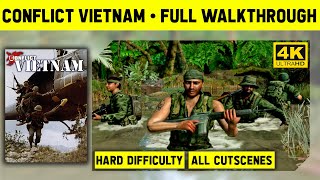 Conflict Vietnam - 4K - Complete Game - Hard Difficulty - Longplay