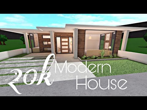 Bloxburg 20k Modern Starter House No Gamepass Youtube - upgrading the starter house roblox bloxburg 20k