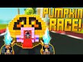 PUMPKIN RACE! Carve Your Pumpkin, Then Race It! - Scrap Mechanic Multiplayer Monday