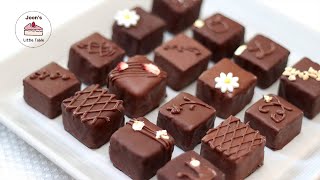 Amazing Homemade Brownie Chocolate Cubes for Valentine&#39;s Day