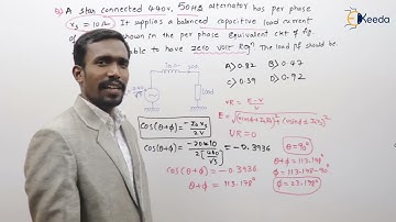 Solving Previous Year Synchronous Machines Problems | GATE Electrical Machines Problem 3