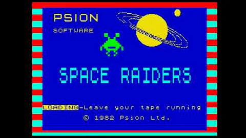 ZX Spectrum 48K - Space Raiders loading