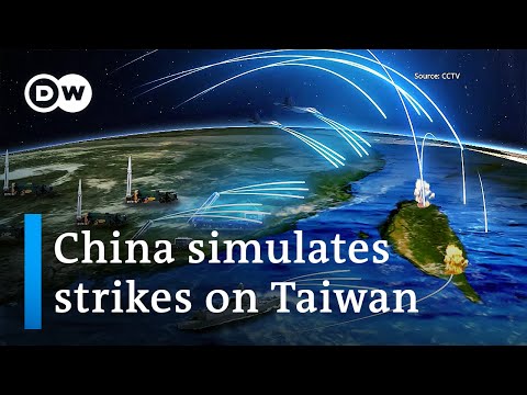 Chinese military jets, ships encircle Taiwan in simulated attack | DW News