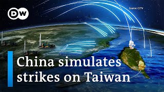 Chinese military jets, ships encircle Taiwan in simulated attack  | DW News