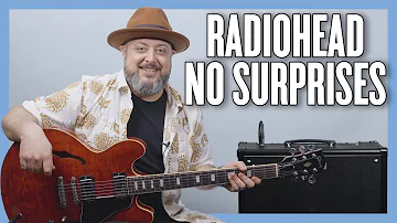 Radiohead No Surprises Guitar Lesson + Tutorial