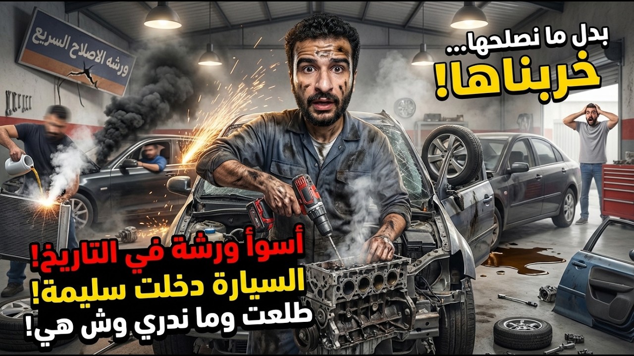 مكنش ينفع اني اشتغل مكانيكي ابدا مهما حصل | محاكي المكانيكي