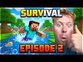 DAY TWO MINECRAFT SURVIVAL!! "Conquering ADHD with a to do list"