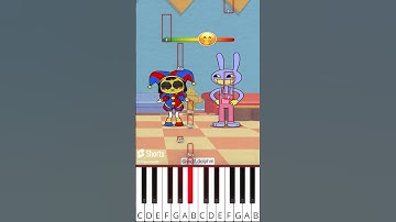 Who won the Game? (TADC) #pomni | 어메이징 디지털 서커스 (@wolf.dolphin) - Octave Piano Tutorial