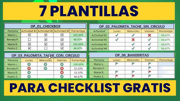 Como crear CHECKLIST INTERACTIVO ✅ con PORCENTAJE Y BARRA de PROGRESO 📊  en Excel