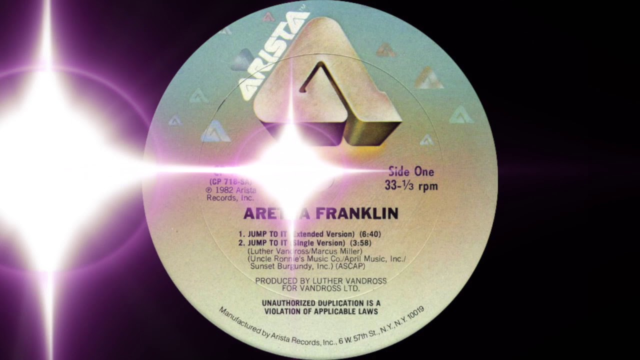 Aretha Franklin - Jump To It (Arista Records 1982) - YouTube