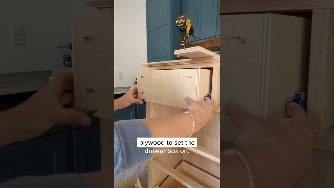An Easy Way To Install Drawer Slides Drawerslide Diywoodworking Woodworkingtips Diyfuture