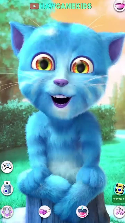 MY TALKING GINGER BLUE the cutest talking ginger you ever saw! #talkingginger #mytalkingtom #shorts