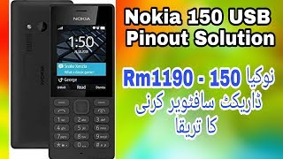 Nokia 150 USB Pinout Solution Rm1190