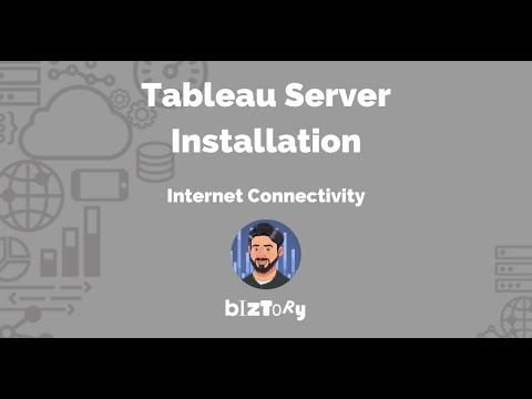Tableau Server Installation | Internet Connectivity