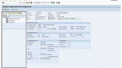 SAP HR Security - Part 21 - Demo
