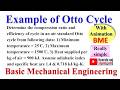 Example of Otto cycle | 5 | Otto Cycle Numerical Explained Step-by-Step 🔥 | Easy Method | BME | GTU