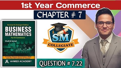 Ex # 7 | Q #  7.22 | Matrices & Determinants | B Maths| I.Com Part 1 | Karachi/Sindh board 