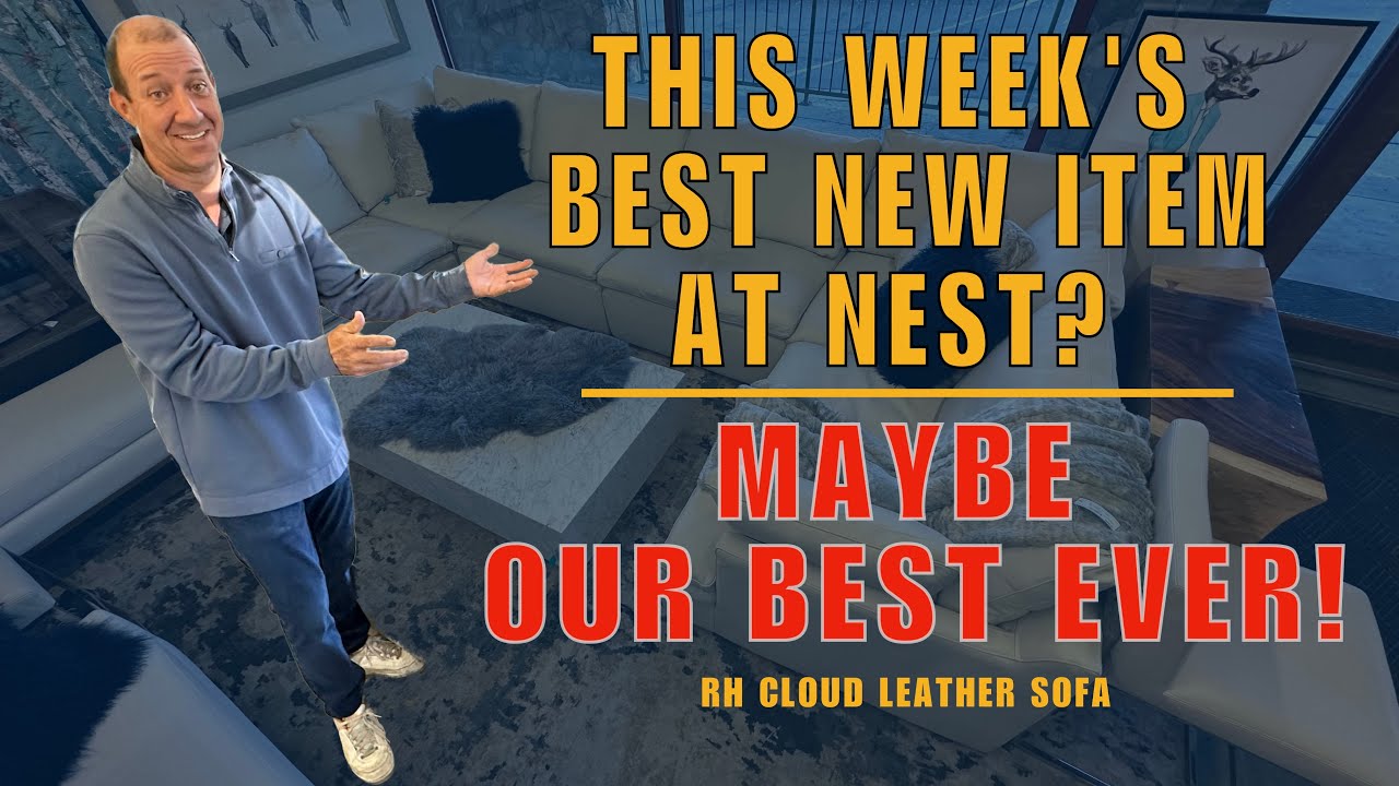 Restoration Hardware Cloud Leather Sectional