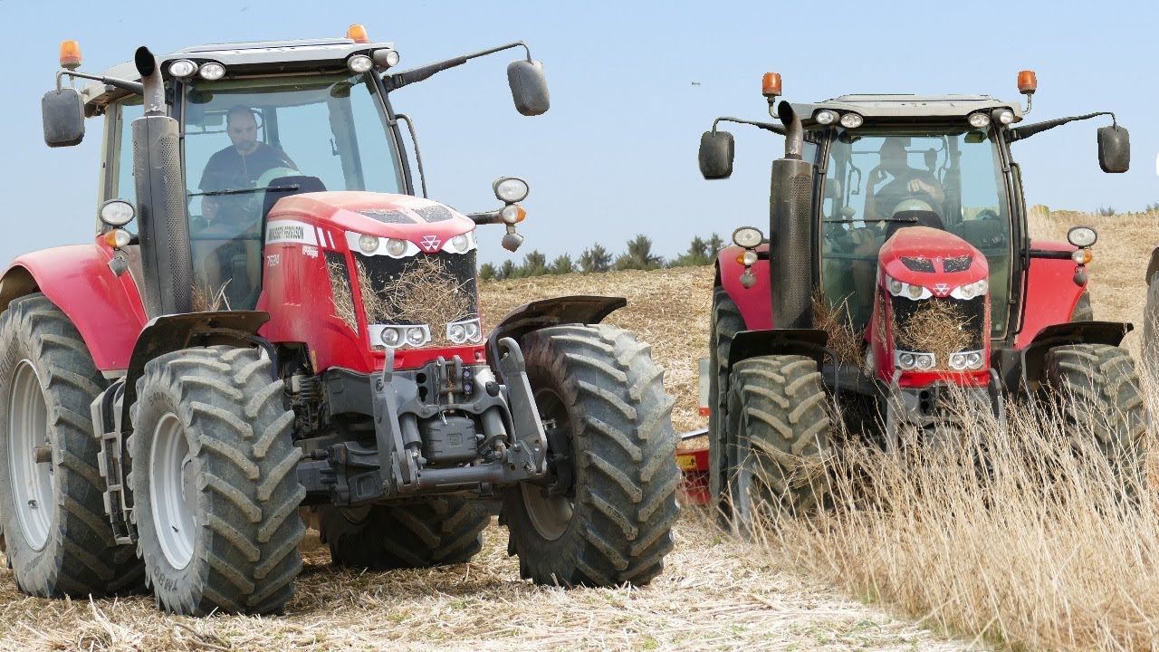 MASSEY FERGUSON 7620 & 7624 😮 XXL Bodenbearbeitung mit 5 Meter Kreiseleggen