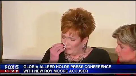 Gloria Allred holds press conference