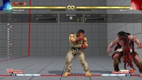 STREET FIGHTER V AE 3.75:Ryu Counter frame trap solar plexus micro step Combo