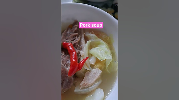 pork soup 🍲 😋  #shortvideo