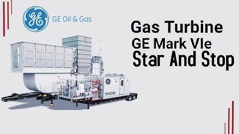 GE Gas Turbine starting.