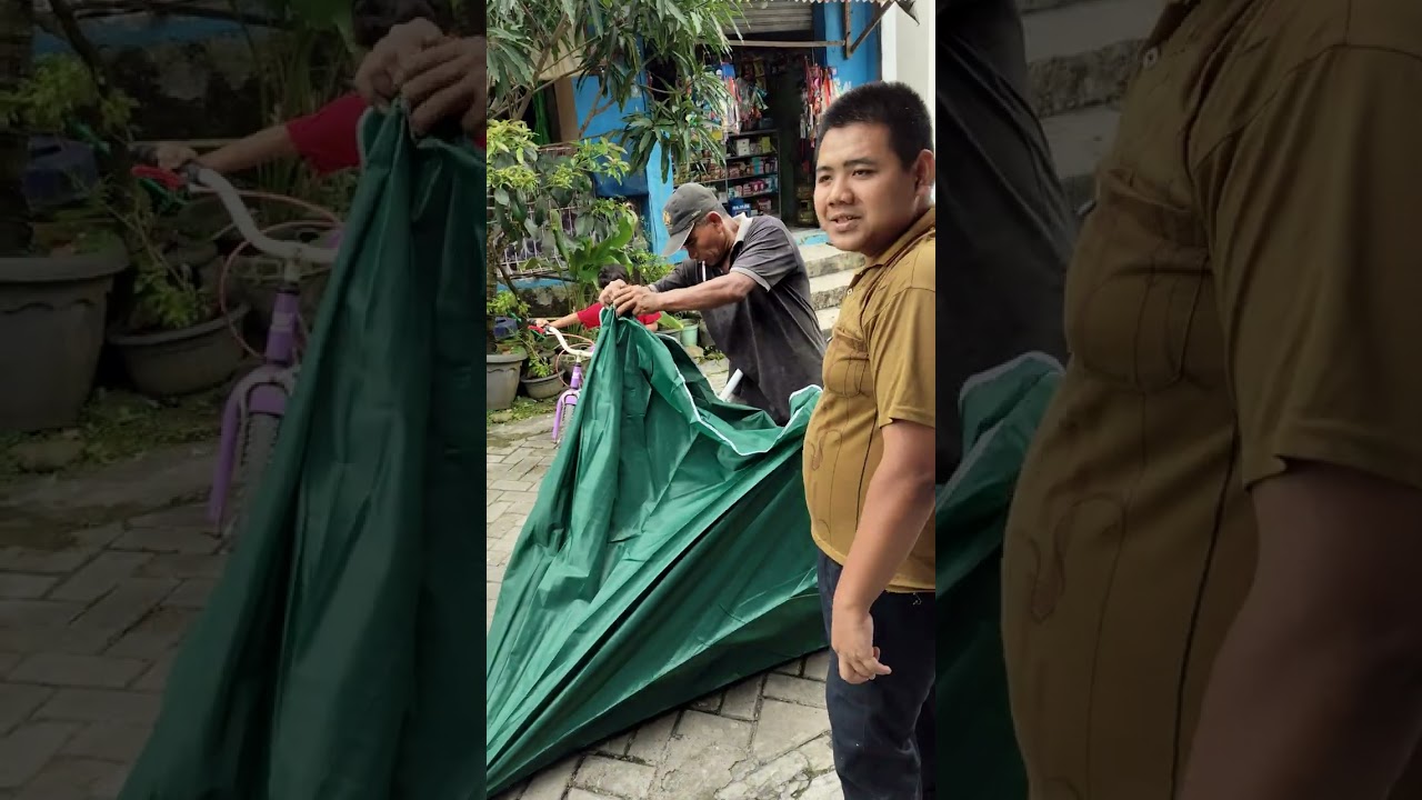 Unboxing payung 300cm