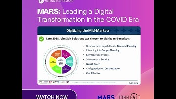 MARS Partnered with John Galt Solutions to Digitize the Supply Chain for Mid-markets