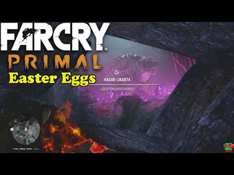 Far Cry Primal - Easter Eggs - Carro Dos Flintstones/Grande Réptil - Gameplay PT-BR