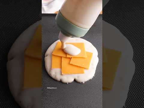 Pancake grilled cheese is our new favorite way to eat 🥞 #foodhacks #pancakes