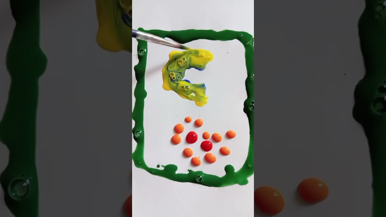 Giant Bubble Paint ASMR for Sleep: Gentle Color Blending 😴 