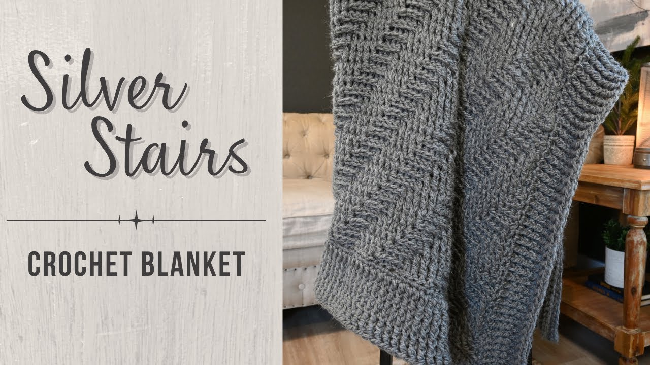 Bernat Herringbone Crochet Blanket Yarn Kit