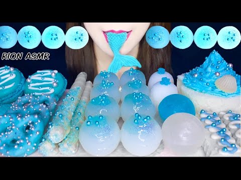 【ASMR】【咀嚼音 】SNOW WINTER DESSERTS MUKBANG 먹방 食べる音 EATINGSOUNDS NOTALKING