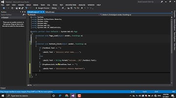 DropDownList && TextBox (if)