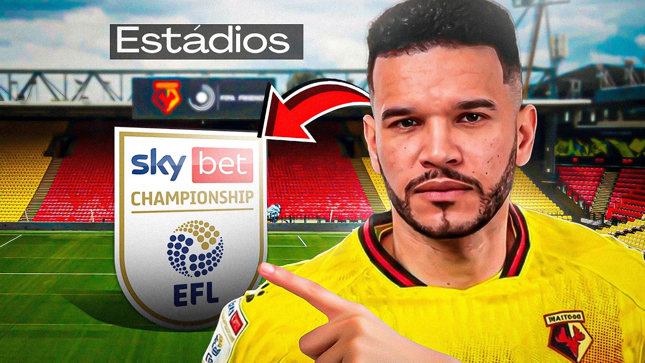 🚨 OLHA OS ESTÁDIOS DA SKY BET CHAMPIONSHIP NO FIFA FRIENDS V9! 😱