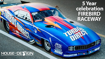 5 year celebration with House of Design Robotics staff at drag racing event - Robots Vs Music