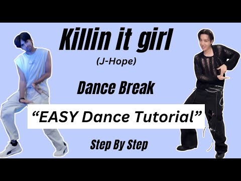 J Hope Killin It Girl Dance Break Mirrored Dance Tutorial Easy Step By Step