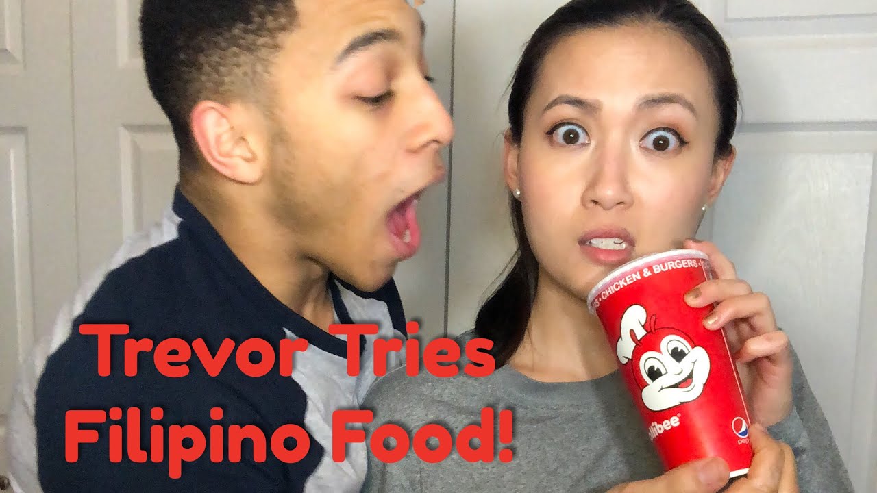 Non Filipino Tries Jollibee For The First Time Youtube